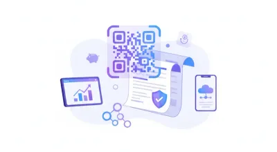 Factura electrónica del SIAT en Bolivia con el código QR de validación destacado