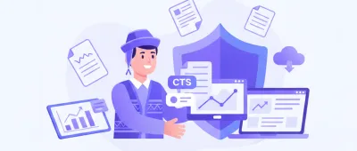 Ilustración vectorial de cálculo de CTS en Perú