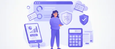 Ilustración vectorial de cálculo de gratificación legal en Chile