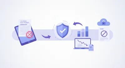 Ilustração de processo de cancelamento de NF-e