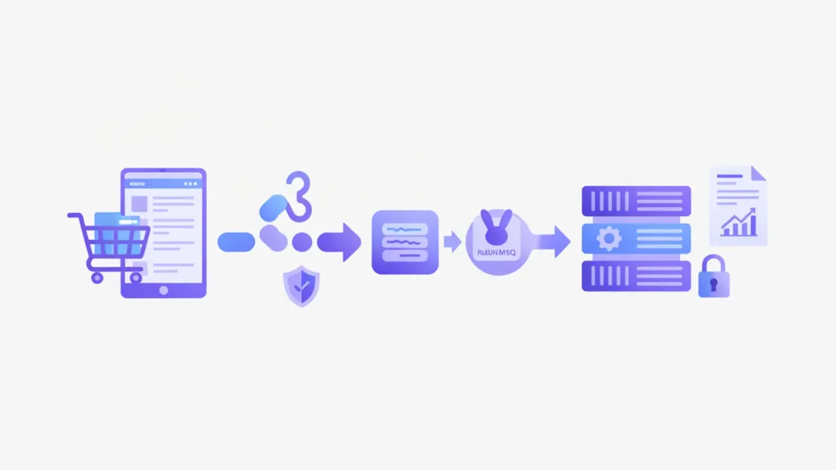 Fluxo automatizado de emissão de NF-e e NFC-e para e-commerce brasileiro: webhook da loja, fila, worker, API emissora, SEFAZ, armazenamento XML e entrega ao cliente