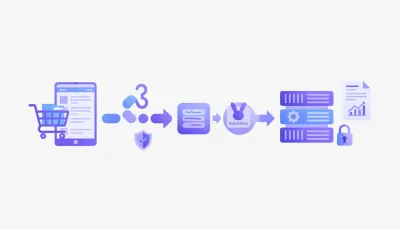 Fluxo automatizado de emissão de NF-e e NFC-e para e-commerce brasileiro: webhook da loja, fila, worker, API emissora, SEFAZ, armazenamento XML e entrega ao cliente