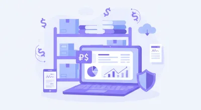 Ilustración vectorial de gestión de stock para tienda online Argentina