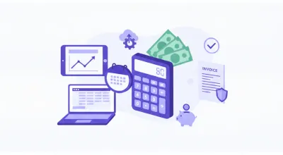 Ilustración de cálculo de aguinaldo en México: fórmula, calendario de diciembre y documentos fiscales