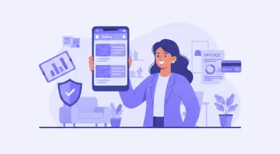Empreendedor configurando catálogo de produtos no WhatsApp Business pelo celular