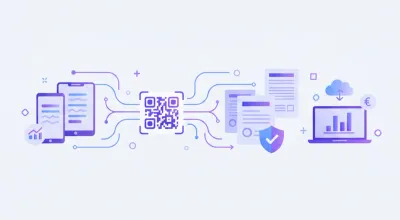 Cómo crear un menú digital QR para restaurante: comensal escaneando código QR de la mesa con su celular