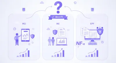 Empreendedor comparando os portes MEI, ME e EPP para escolher o melhor para a sua empresa