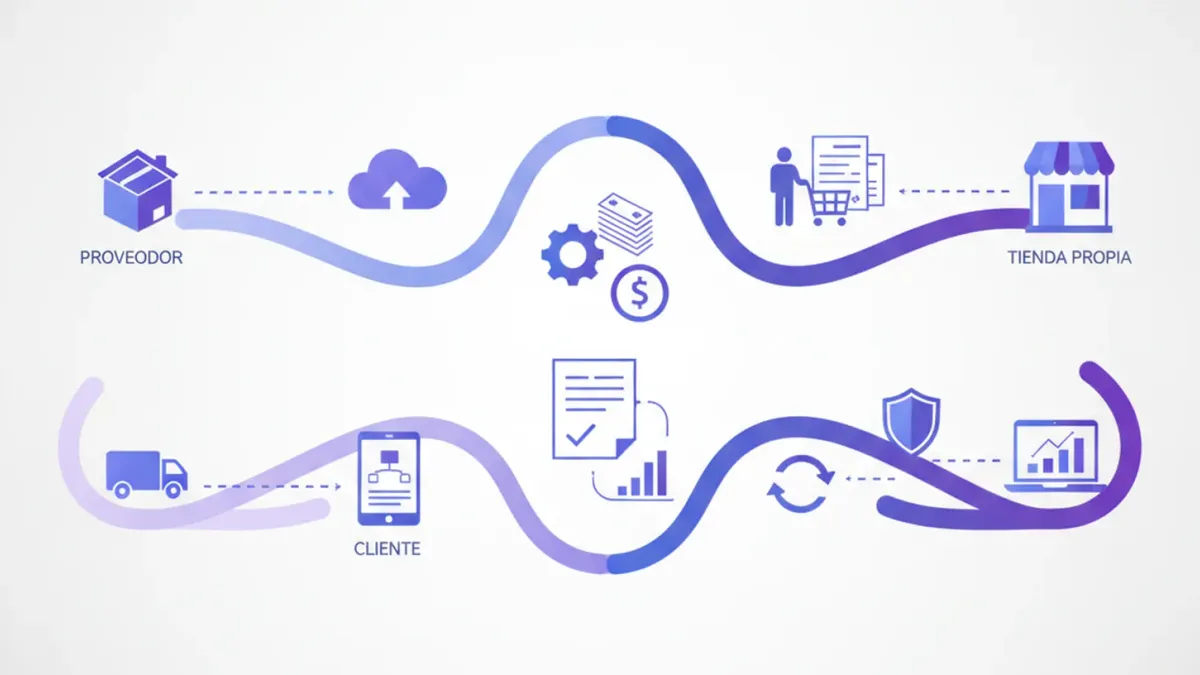 Comparativa dropshipping vs tienda propia para PyMEs argentinas 2026