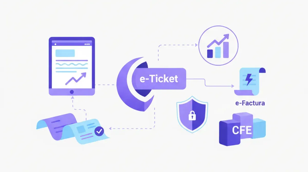 e-Ticket DGI: comprobante fiscal electrónico para ventas a consumidor final en Uruguay
