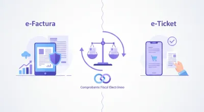 Comparativa entre e-Factura y e-Ticket, los CFE de la DGI en Uruguay