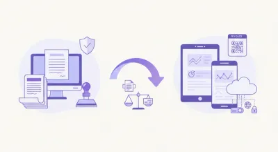Comparativa entre factura electrónica y factura computarizada del SIAT en Bolivia