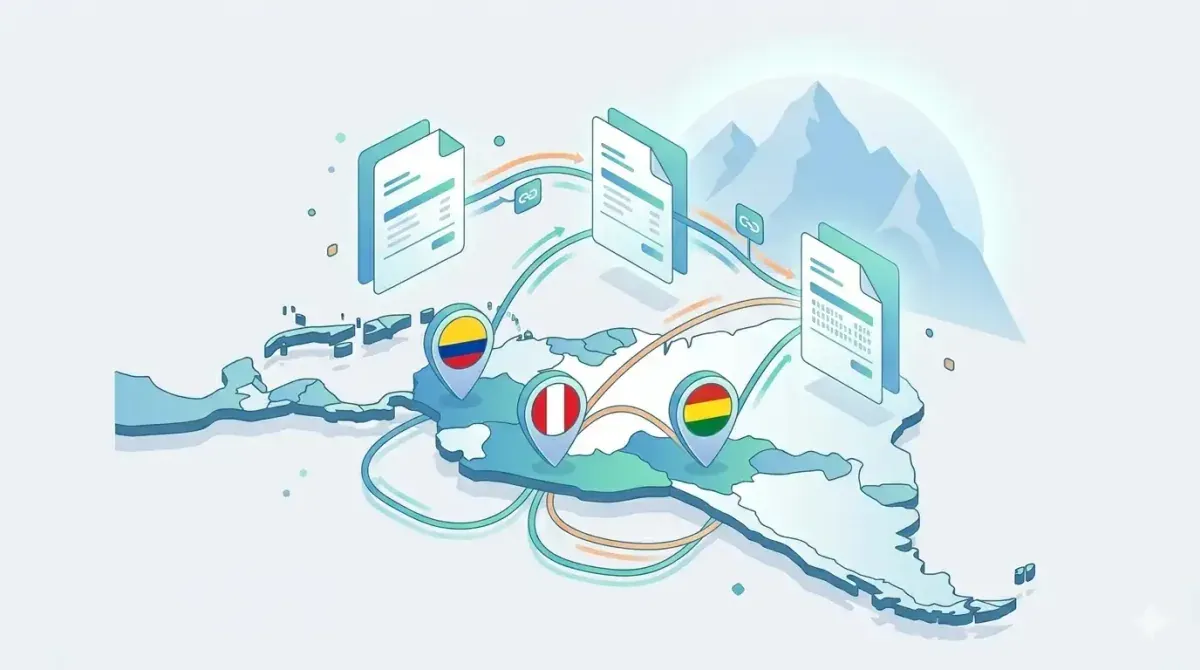 Facturación electrónica en Colombia, Perú y Bolivia