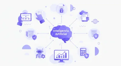 Dueño de una PyME usando inteligencia artificial para gestionar su negocio