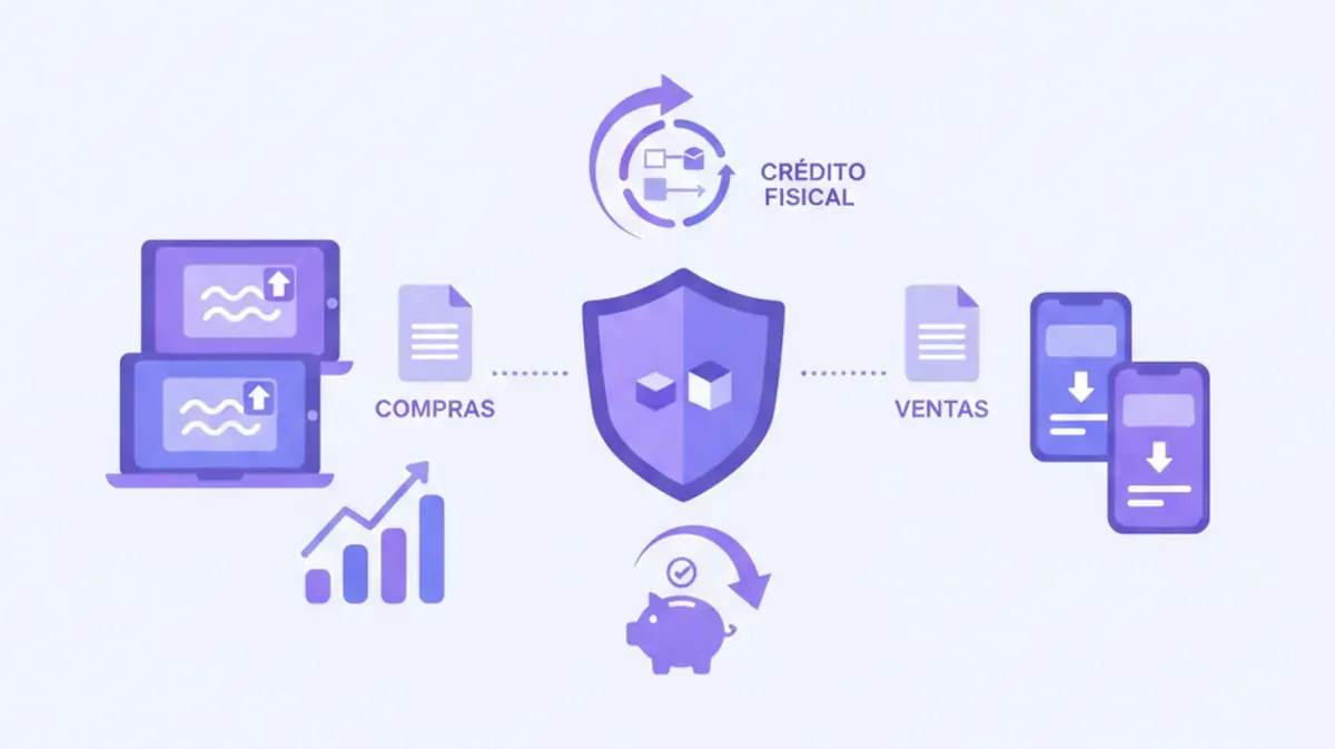 IVA compras vs IVA ventas y crédito fiscal en Uruguay