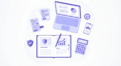 Ejemplo de Libro Mayor con cuentas en formato T mostrando debe, haber y saldo