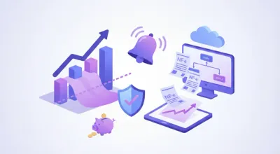 Empreendedor MEI controlando o faturamento do negócio no computador