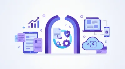 Persona usando el portal del SIN en Bolivia para hacer trámites tributarios en línea