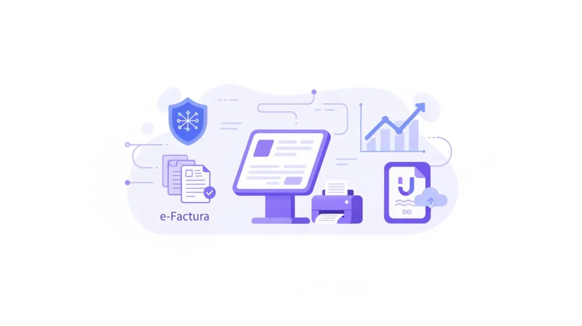 Punto de venta con facturación electrónica CFE integrada en Uruguay