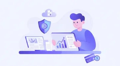 Ilustración de la Modalidad 40 del IMSS con iconos de trabajador y seguridad social