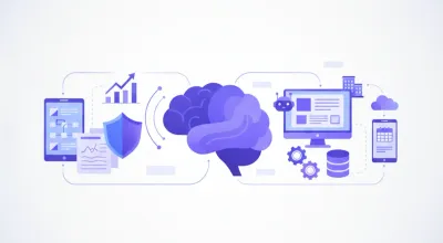 Diagrama de un asistente de IA conectado por MCP a un sistema de gestión comercial