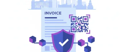 Factura con código QR de Verifactu para autónomos y pymes en España
