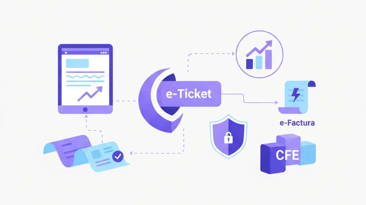 e-Ticket DGI: comprobante fiscal electrónico para ventas a consumidor final en Uruguay
