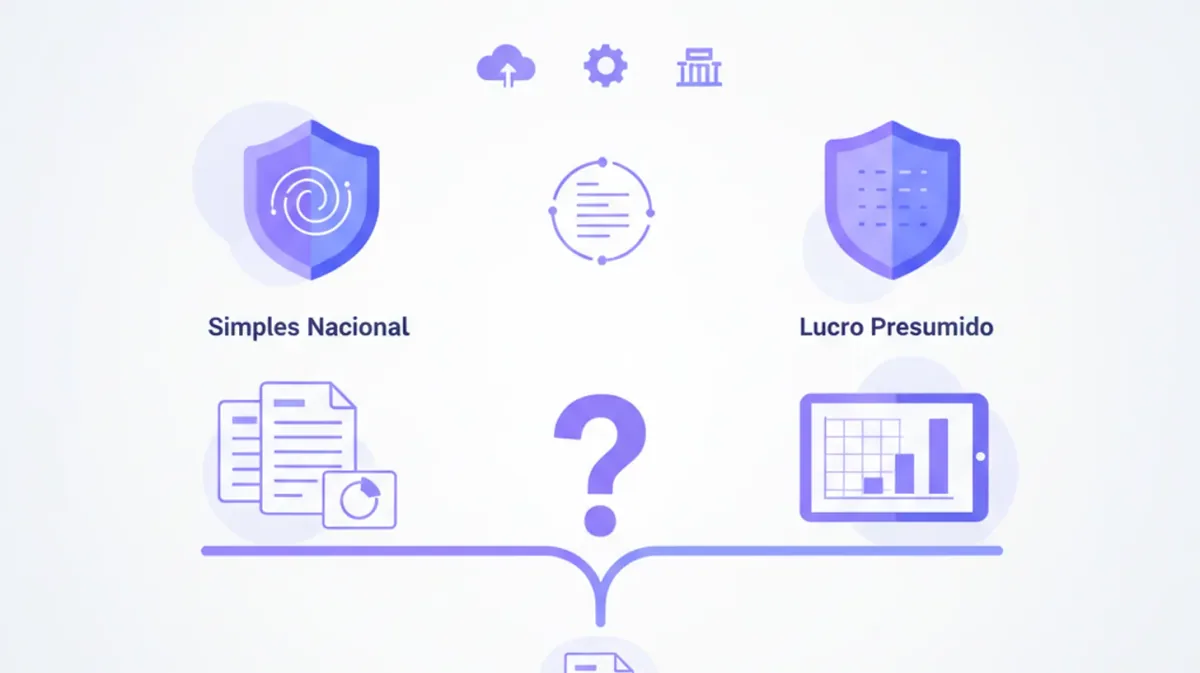 Comparativo entre Simples Nacional e Lucro Presumido para empresas brasileiras